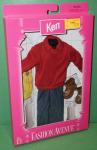 Mattel - Barbie - Fashion Avenue - Ken - Maroon Sweater/Jeans - Outfit